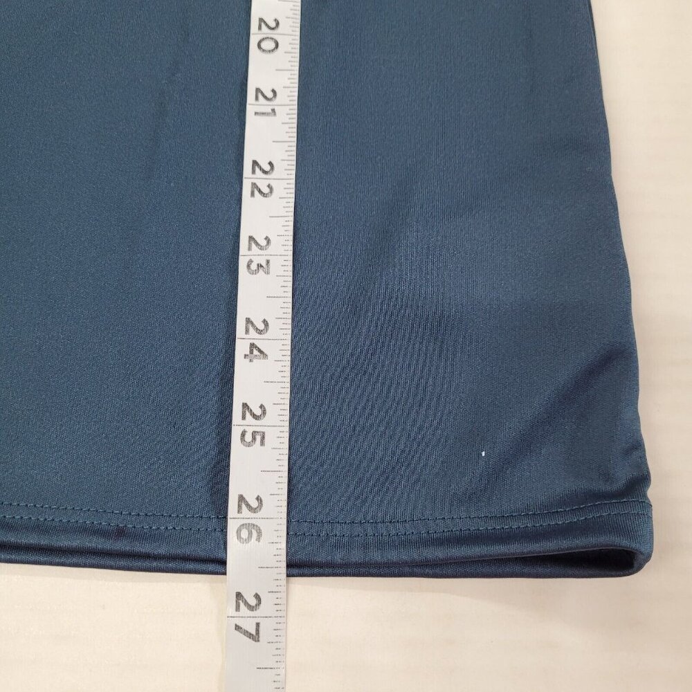 adidas Women's Short Sleeve Tee in Navy with White Logo - Picture 10 of 11